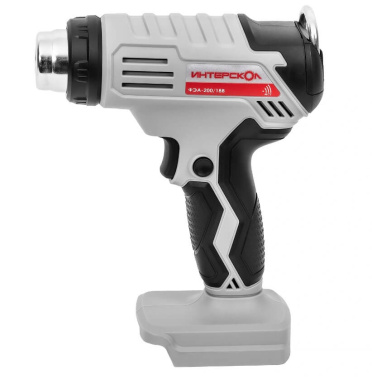 фото Фен технический аккумуляторный ИНТЕРСКОЛ ФЭА-200/18В АПИ (без АКБ и ЗУ)