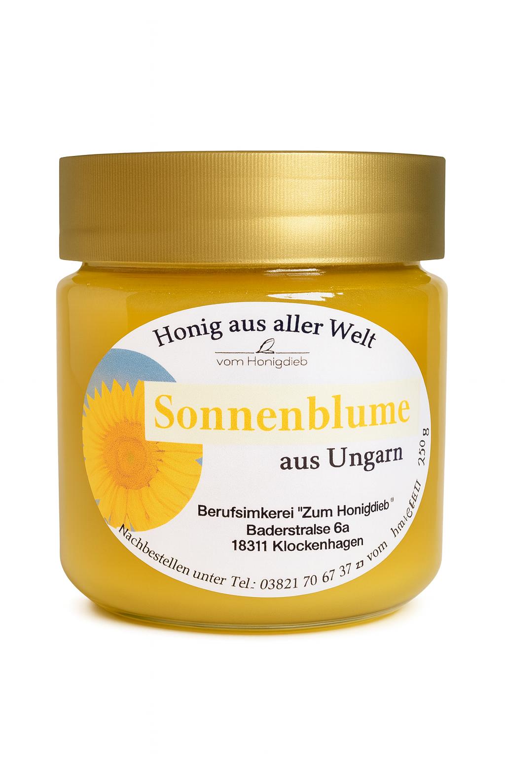 Sonnenblumenhonig_Ungarn Sonnenblume aus dem sonnigen Ungarn – Bild 1