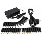 Блок питания для ноутбука универсальный 90W + 34 переходника 2pin (ручной выбор напряжения)