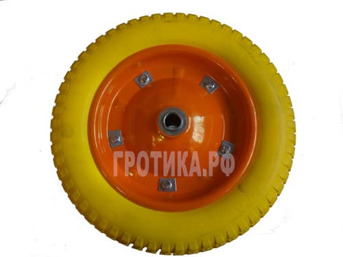 Колесо к садовой тачке бескамерное полиуретановое 3.00-8 325мм Колесо к садовой тачке бескамерное полиуретановое 3.00-8 325мм