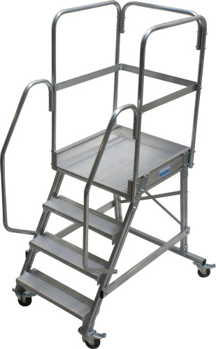 Лестница с площадкой CORDA 4 ст. арт.820020