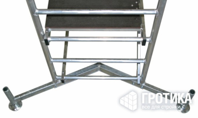 Вышка-тура строительная алюминиевая Clim Tec (Н=6м) 1+2