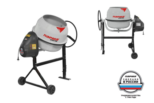 Бетоносмеситель ПАРМА БСЛ-121Э Практик Россия