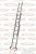 Трехсекционная лестница Эйфель  3 х 6 ступеней