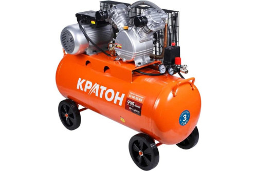 Компрессор масляный с ременным приводом Кратон AC-440-100-BDV