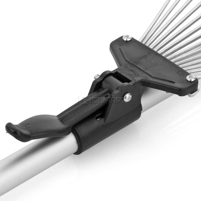 Грабли веерные телескопические хромированные Дарко