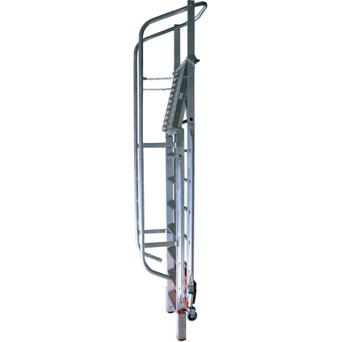 Лестница с платформой Krause Stabilo Vario 8 ступеней, траверса 1365 передвижная