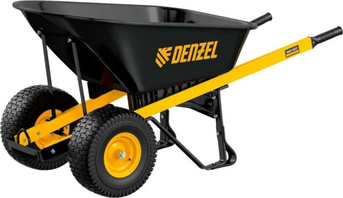 Тачка Denzel строительная двухколесная, усиленная арт.69000