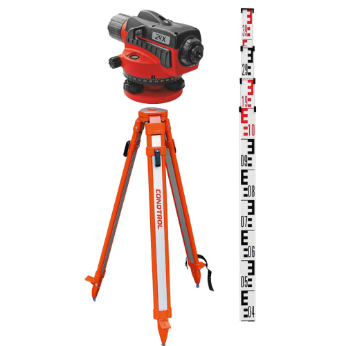 Геодезический набор CONDTROL 24Х Set (оптический нивелир 24X, штатив и рейка 5m)
