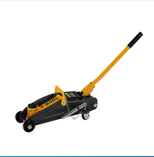 Домкрат гидравлический подкатной с фиксатором, 2 т  Denzel арт.51153