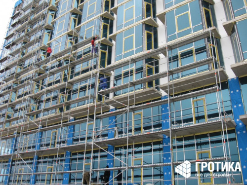 Леса строительные приставные рамные ЛР-60