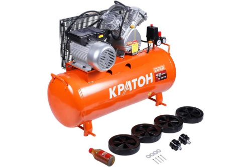 Компрессор масляный с ременным приводом Кратон AC-440-100-BDV