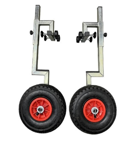 Транцевые колеса, Струбцина, Цинк, Жесткое дно