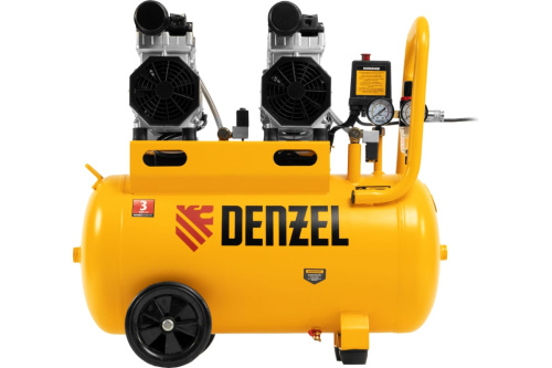 Компрессор безмаслянный малошумный Denzel DLS 1500/50