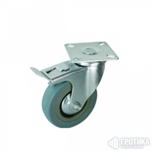 Колесная опора 80 f SCb (серая резина)