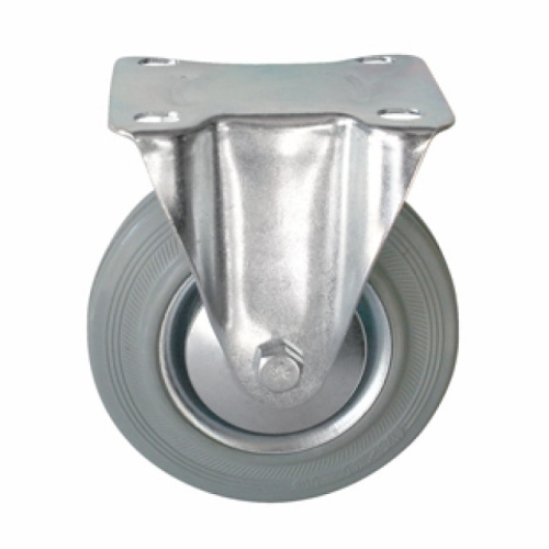 Колесная опора неповоротная серая 46 FCg d=100мм