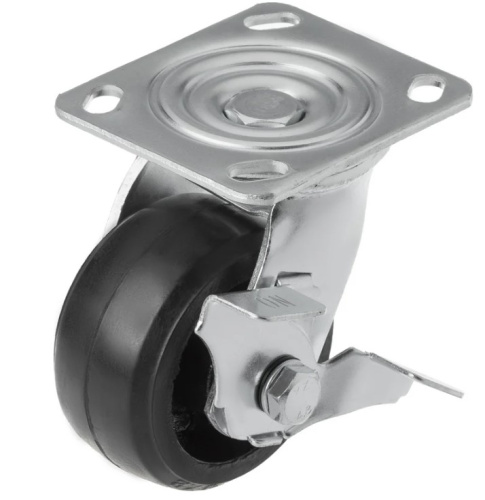 Колесо 42SCdb поворотное большегрузное, с торм. d=100/140кг