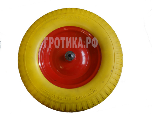 Колесо к строительной тачке бескамерное полиуретановое 325мм