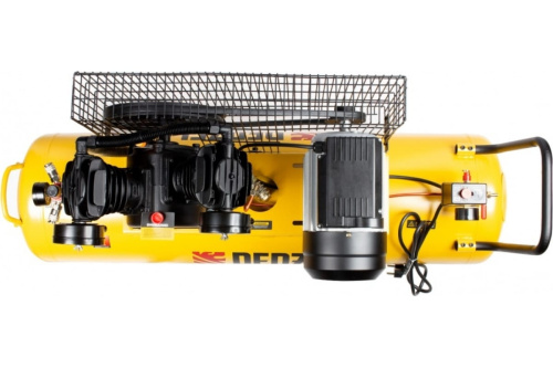 Компрессор воздушный DENZEL BCV2300/100, 2.3 кВт, ременный привод, 100 литров, 440 л/мин