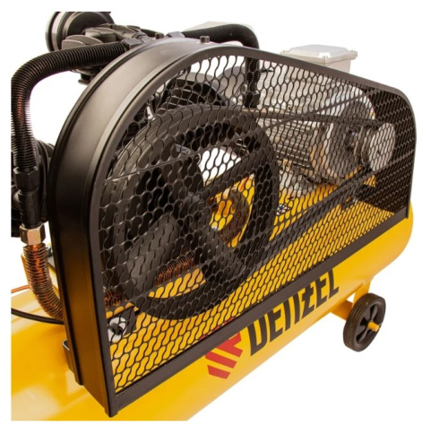 Воздушный компрессор с ременным приводом DENZEL BCW3000-T/100, 3,0 кВт, 100 литров, 520 л/мин 58118