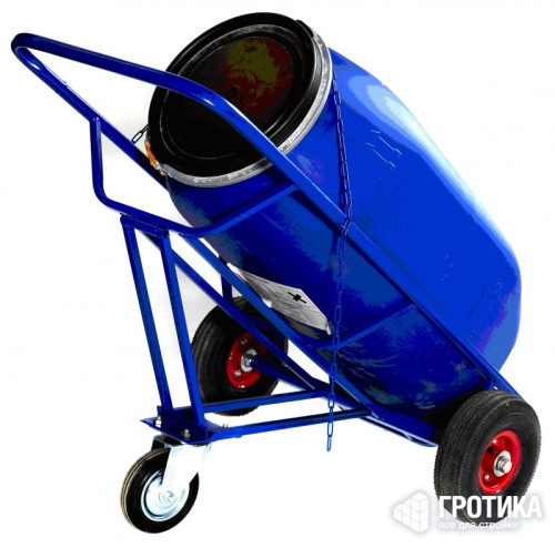 Тележка для перевозки бочек КБ-2, колеса литые