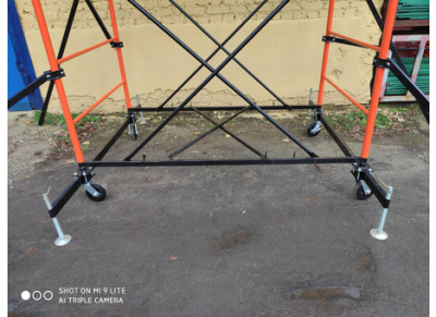 Вышка-тура строительная Вектор 11+1 высота 14,6 м