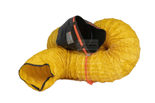 Рукав гибкий воздуховод для теплогенератора ТП диам.300 (340) мм, длина 6м комплект с манжетой