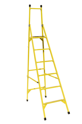 Стремянка с вертикальной опорой диэлектрическая ССВ-2,7