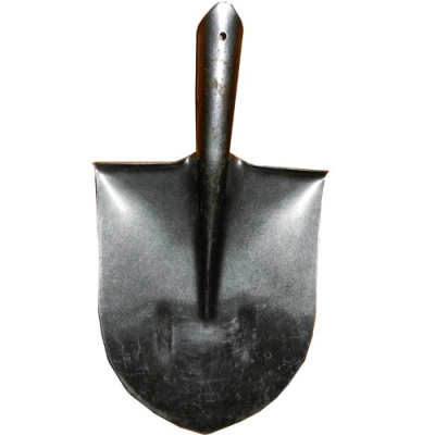 Лопата копальная остроконечная BOGGI (рельсовая сталь, 850гр)