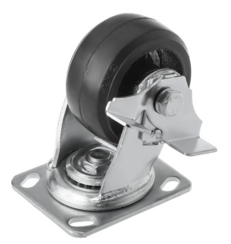 Колесо 42SCdb поворотное большегрузное, с торм. d=100/140кг