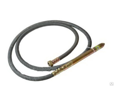 Гибкий вал 2,0 м с наконечником 35 мм для портативного вибратора Vektor-35H