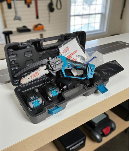 Пила цепная аккумуляторная мини Энергопром Home Master ЦАПМ-6/20М BL