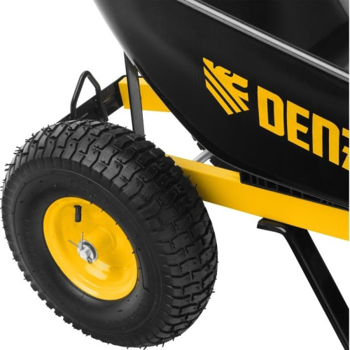 Тачка Denzel строительная двухколесная, усиленная арт.69000