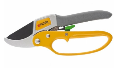 Секатор с наковальней, 200 мм, с храповым механизмом PALISAD 60488