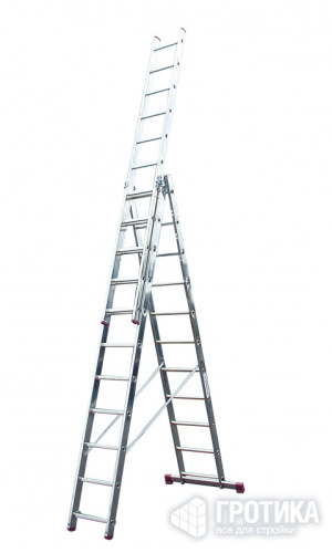 Трехсекционная лестница Krause Corda 3 х 11 ступеней