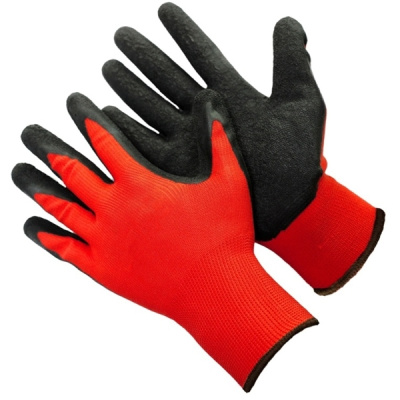 Перчатки нейлоновые+Вспененный латекс лайт желтые Пежо арт. 0130