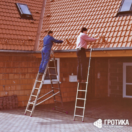 Трехсекционная лестница Krause Corda 3 х 9 ступеней