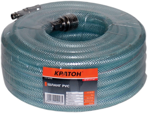 Шланг спиральный Кратон PVC 10 м 30104018