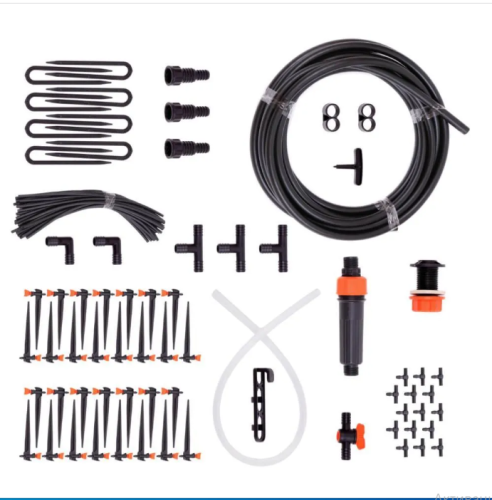 Капельный полив Жук от ёмкости на 60 растений с регурируемыми капельницами