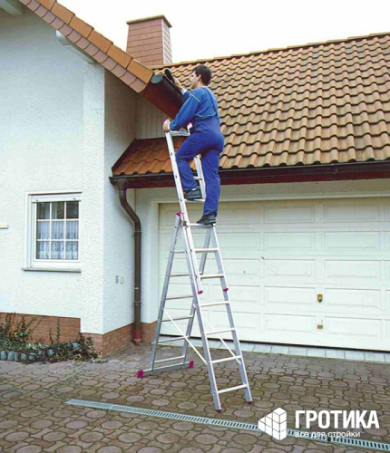 Трехсекционная лестница Krause Corda 3 х 7 ступеней