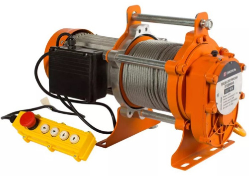 Лебедка электрическая передвижная с тележкой KCDA 0,5т 60м 220В СибТаль