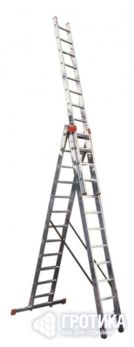 Трехсекционная лестница Krause Tribilo 3 х 8 ступеней