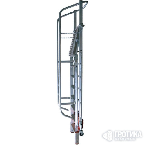 Лестница с платформой Krause Stabilo Vario 6 ступеней, траверса 750 передвижная