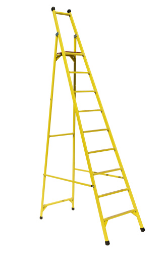 Стремянка с симмитричной опорой диэлектрическая ССС-3,9-Ф55П