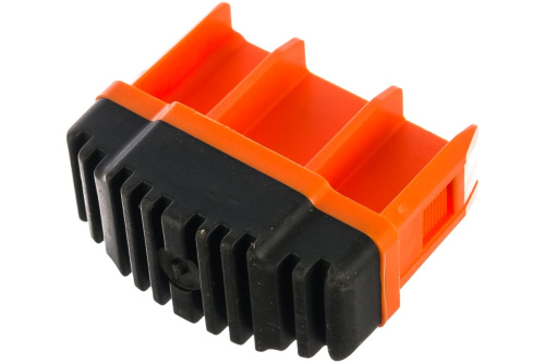 Опорные заглушки боковины пара, 97х25мм, оранжевая для лестниц Krause