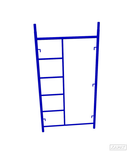 Стойка с лестницей усиленная для строительных лесов ЛР-60