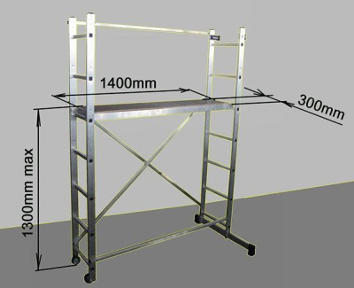 Лестница-помост Алюмет SM 4006 2 х 6