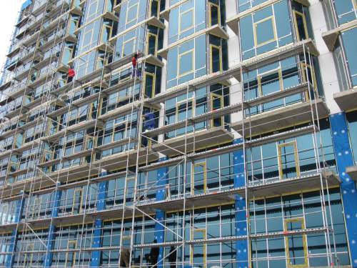 Стойка с лестницей усиленная для строительных лесов ЛР-60