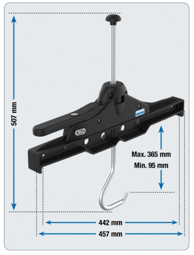 Крепление для лестниц на багажник авто (комплект 2 шт) KRAUSE 122445
