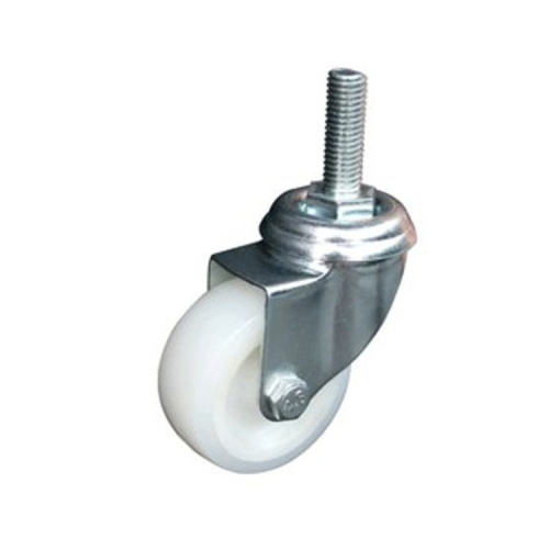 Колесо болтовое поворотное нейлоновое белое 25 SCtnn d50mm